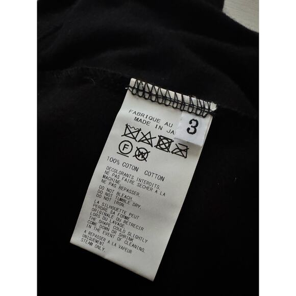 NWT Yohji Yamamoto POUR HOMME Side Drape T-Shirt - Picture 6 of 7